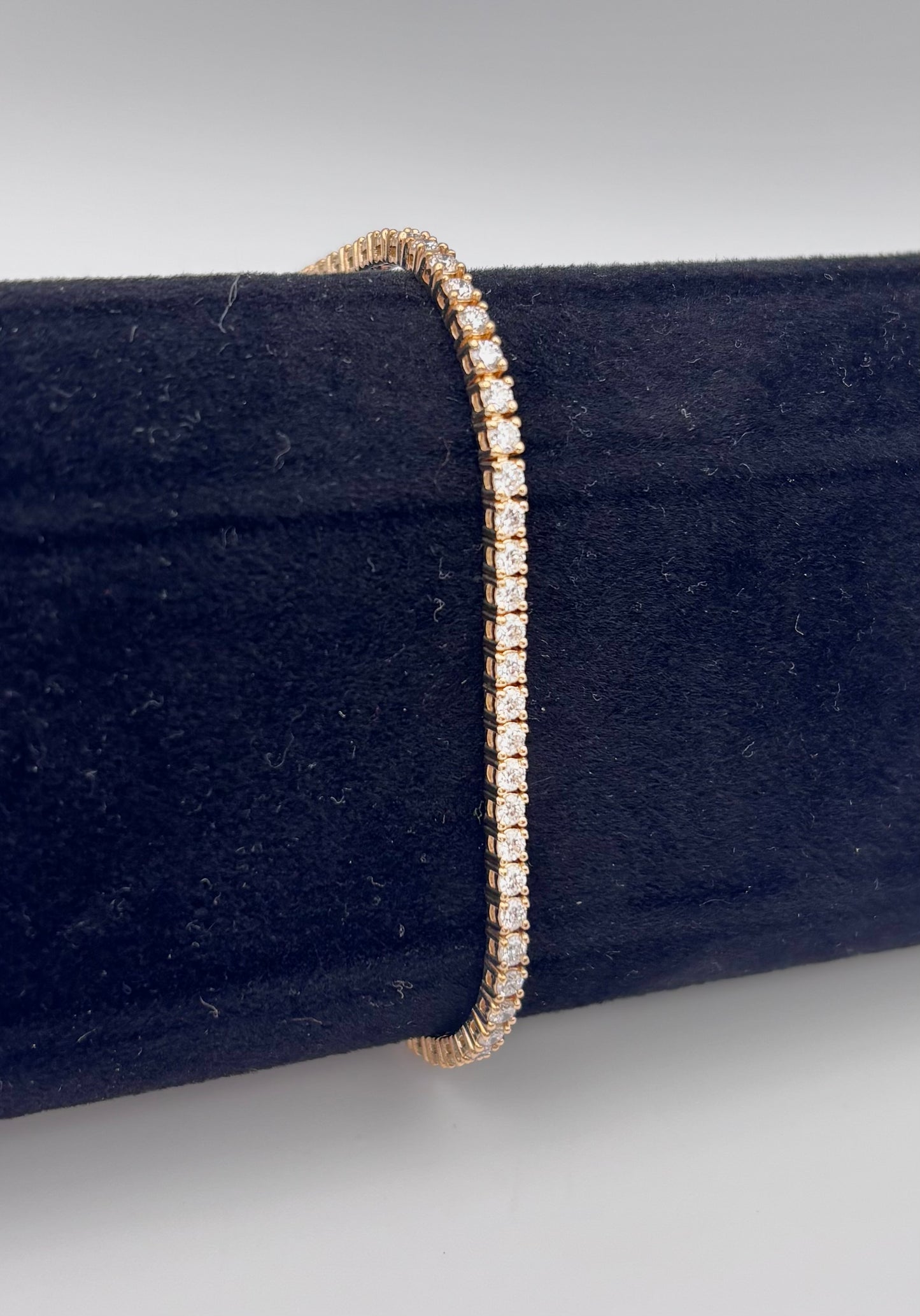 3 CTW Lab Grown Diamond Tennis Bracelet
