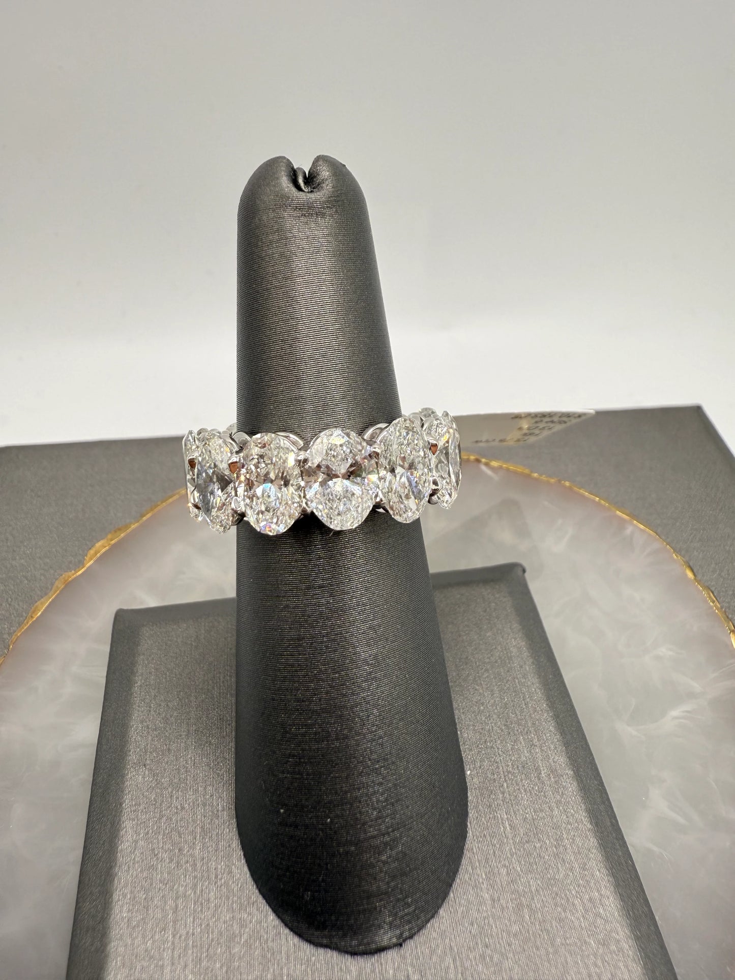 13.7 CTW Oval Eternity Band
