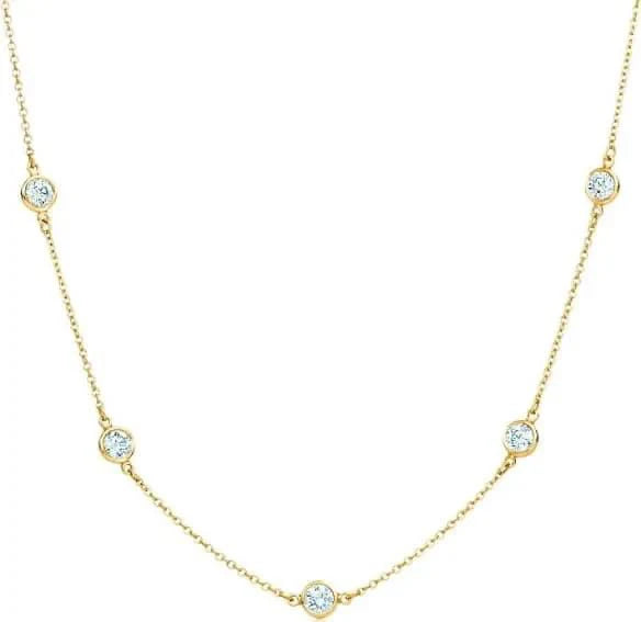 1 CTW Natural Diamond by the Yard Necklace