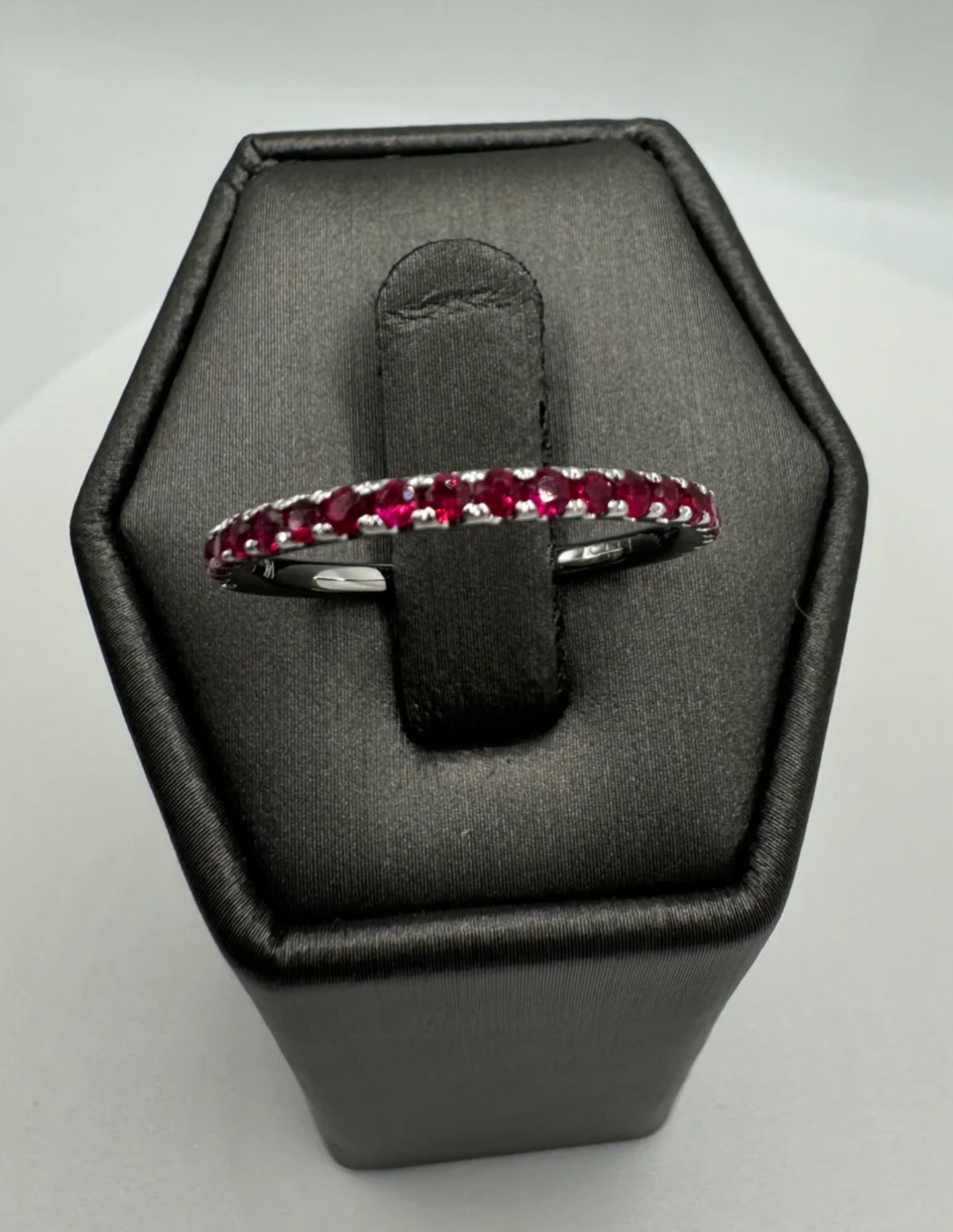 Emerald and Ruby Stacking Rings