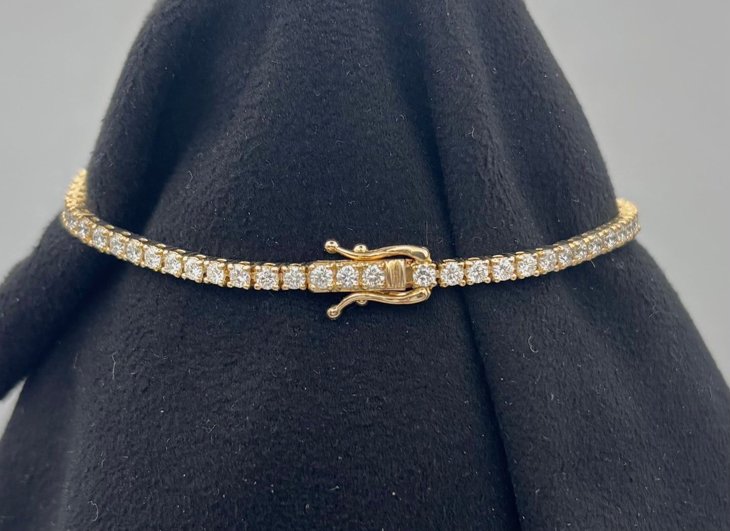 3 CTW Lab Grown Diamond Tennis Bracelet