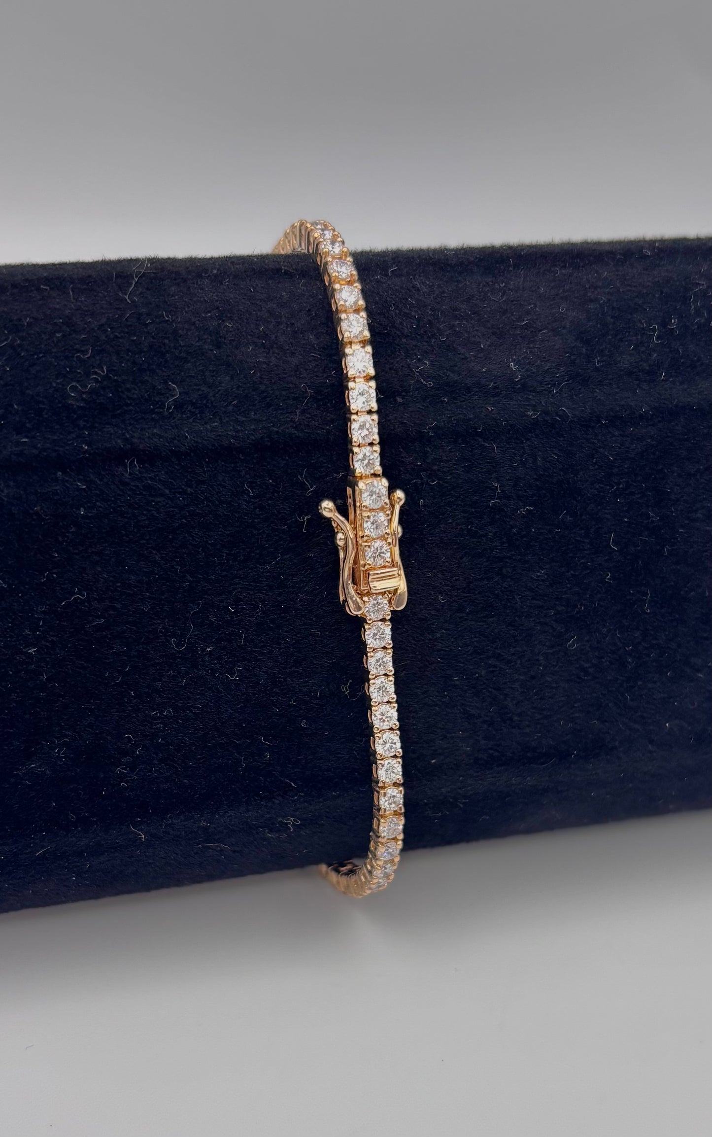 3 CTW Lab Grown Diamond Tennis Bracelet