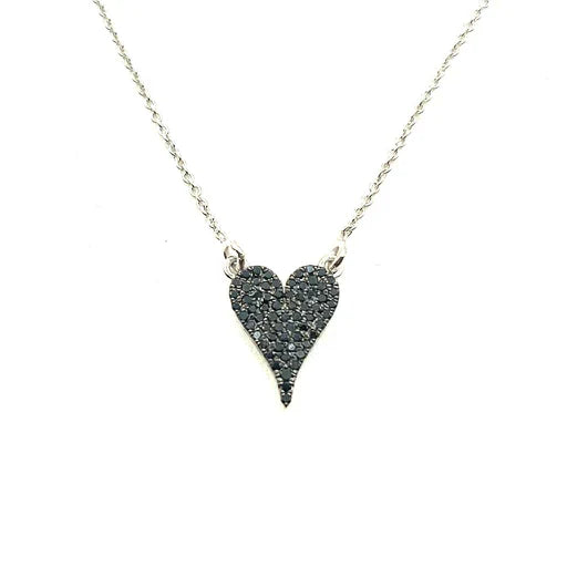 Black Heart Necklace
