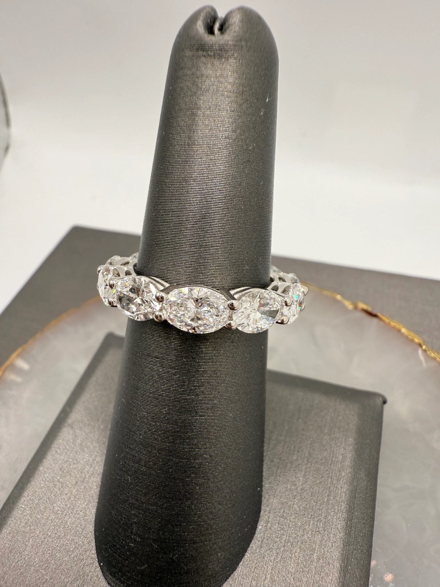 5.5 CTW East/West Oval Cut Eternity Band
