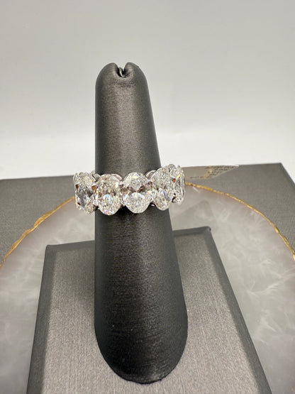 13.7 CTW Oval Eternity Band