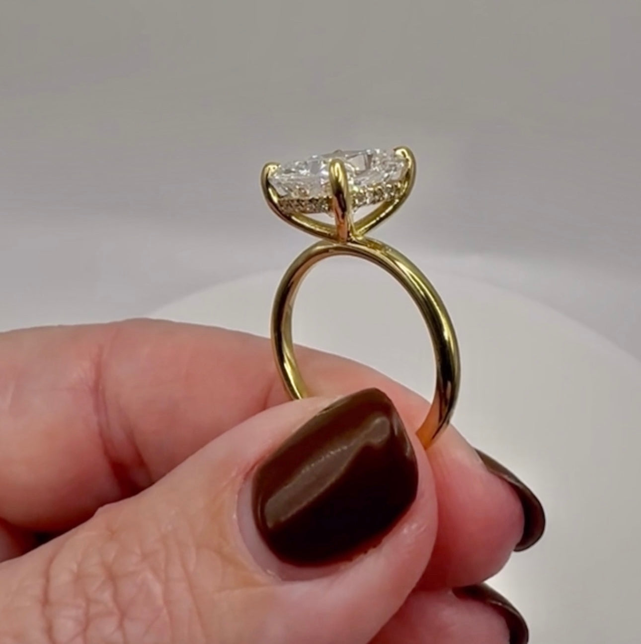 3.60 CTW Cushion Solitaire