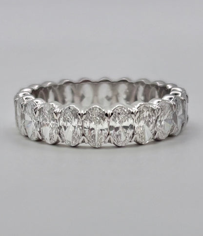 4 CTW Lab Grown Oval Eternity Band