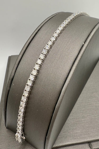 5.5 CTW Natural Diamond Tennis Bracelet