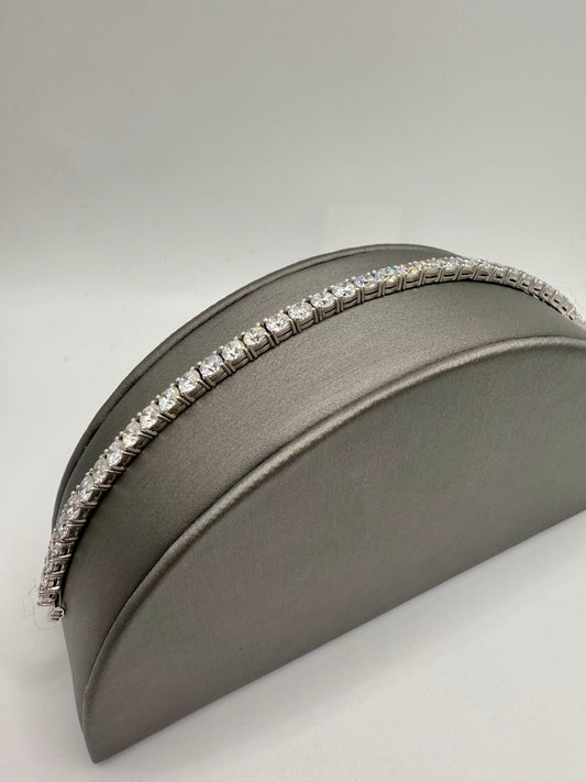 9 CTW Lab Grown Tennis Bracelet